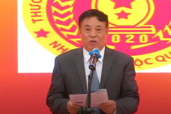 Tiến sĩ Phạm Thế Hưng – Viện trưởng Viện nghiên cứu phát triển doanh nghiệp vừa và nhỏ phát biểu tại lễ trao giải